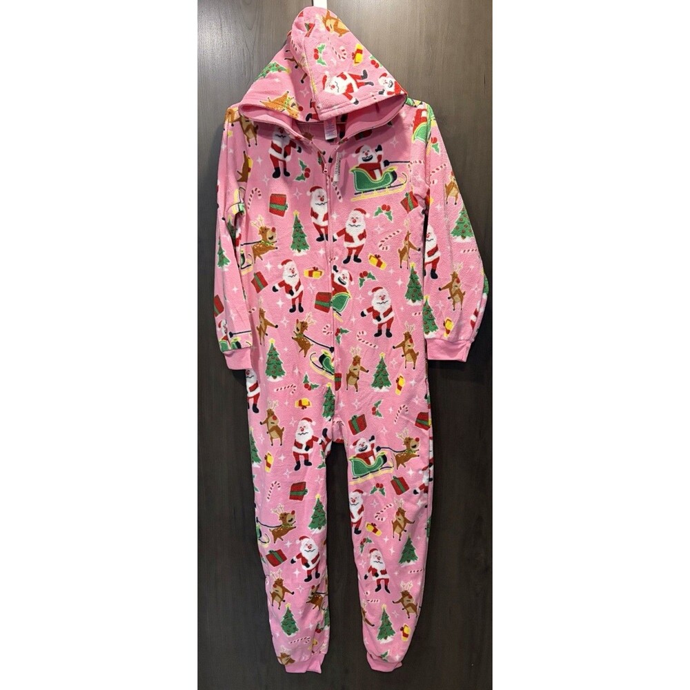 Dear Santa Fleece One Piece Pajamas